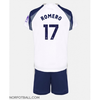 Billige Fotballdrakt Tottenham Hotspur Cristian Romero #17 Replika Hjemmedraktsett Barn 2025-26 Kortermet (med bukser)